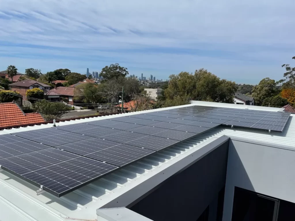 Large solar panel system for a home in Sydney